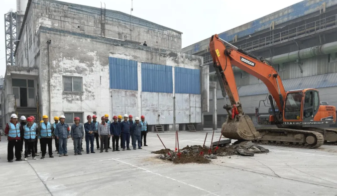 工投公司電解鋁煙氣脫硫項目開工